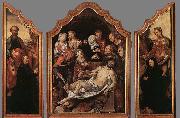HEEMSKERCK, Maerten van Triptych of the Entombment oil painting reproduction